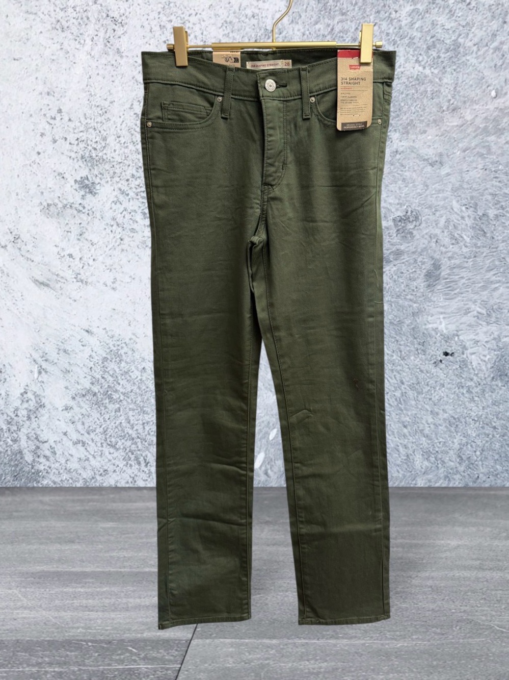 Levi's Men's Slim Straight Jeans - Olive
